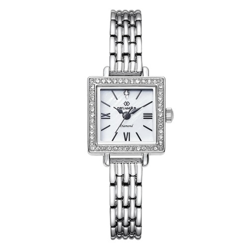 디유아모르 여성 메탈밴드시계 DAW6101M-SW 다이아몬드 시계