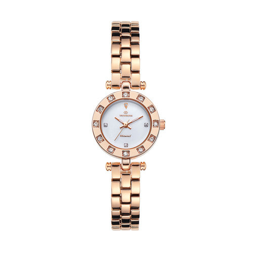 디유아모르 여성 메탈밴드시계 DAW3401M-RW 다이아몬드 시계