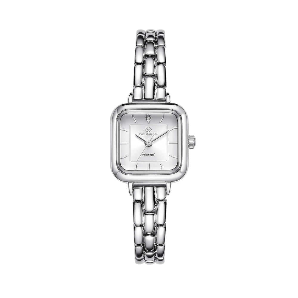 디유아모르 여성 메탈밴드시계  DAW6202M-SW 다이아몬드 시계